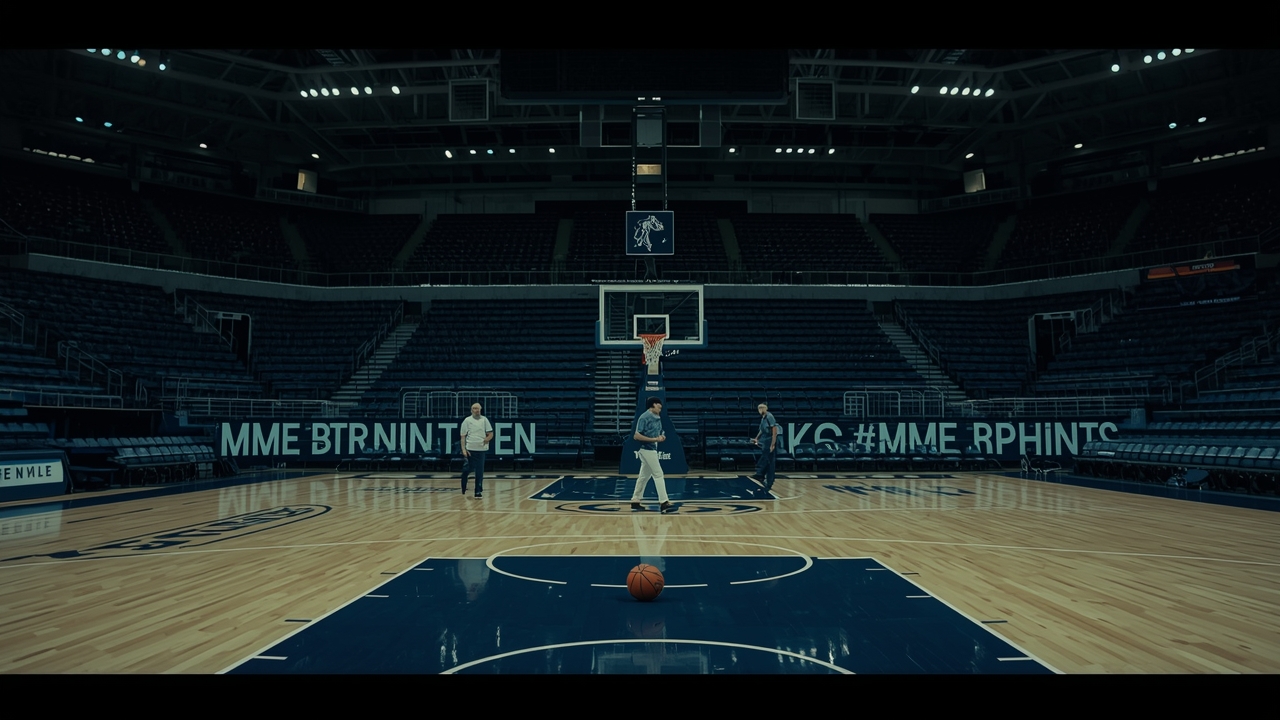 Memphis Tigers arena on a quiet day