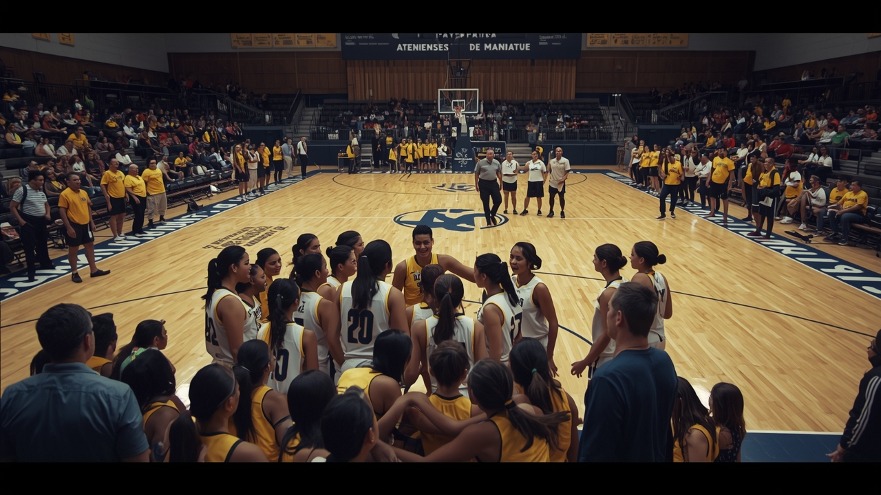 Isabela Pollitas celebrate upset win over league leaders