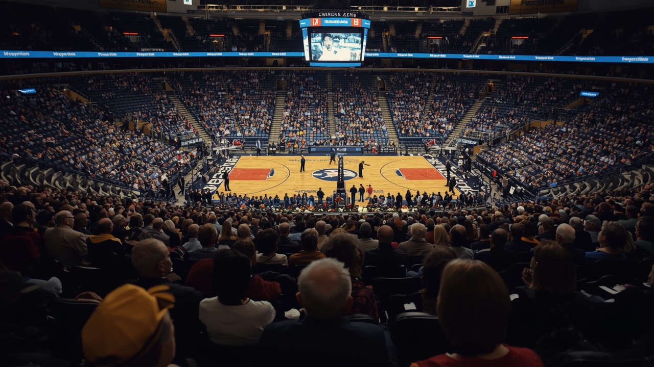 Mourners gather at Hapoel Tel Aviv arena to mark anniversary of attacks
