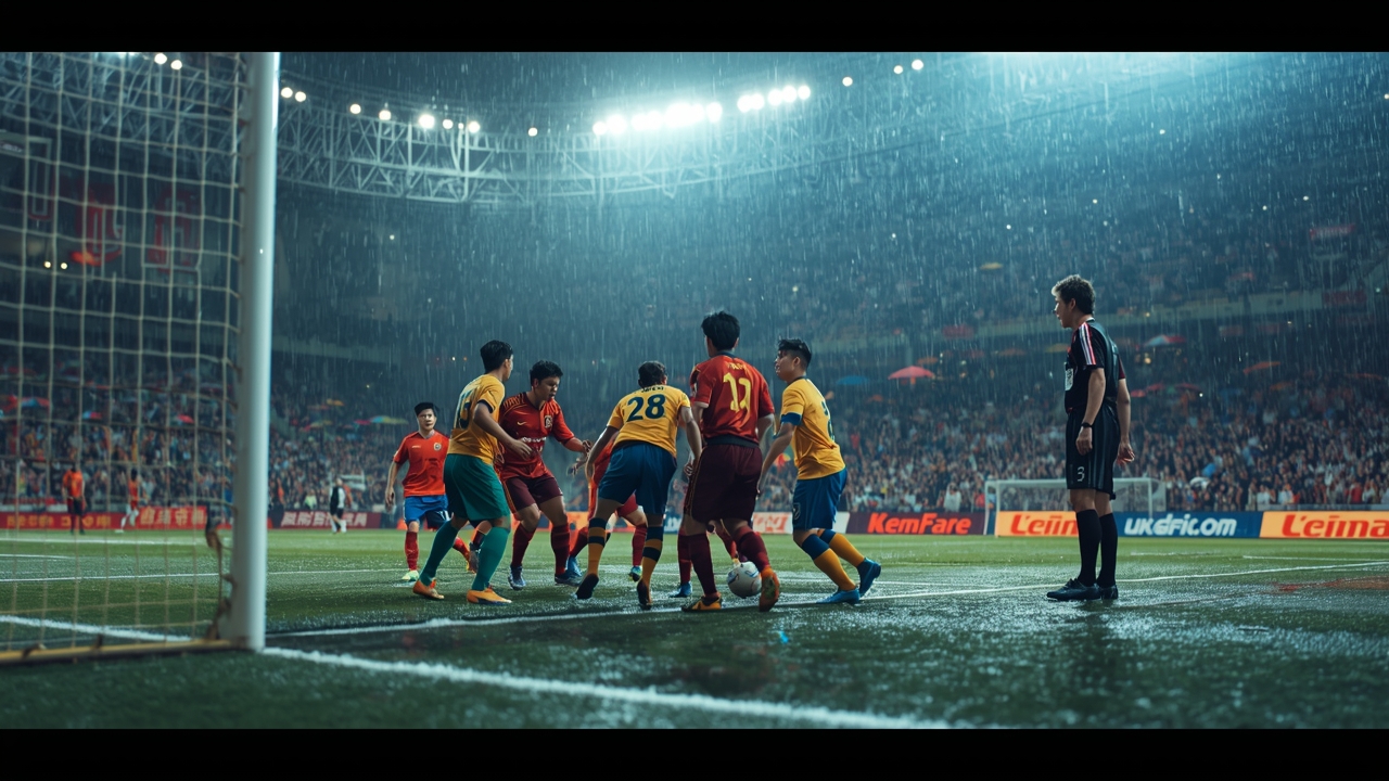 Chaos erupts after two quick goals in Chinese football match