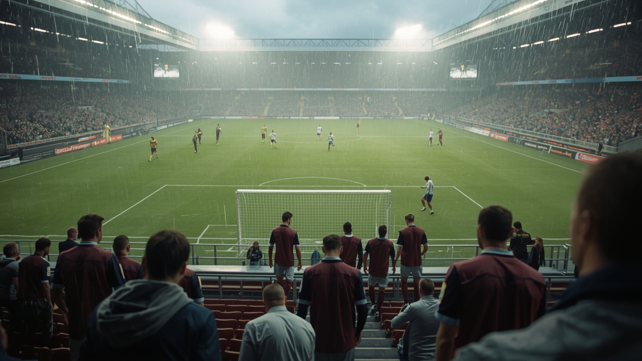 Aston Villa celebrates big Champions League win