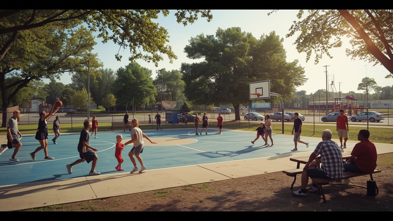 Community enjoys recreation amenities at Holly Park