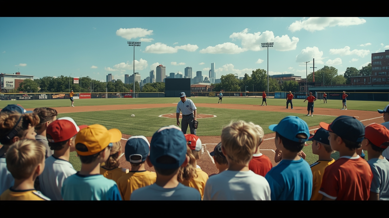 Youth baseball program launches for 480 kids