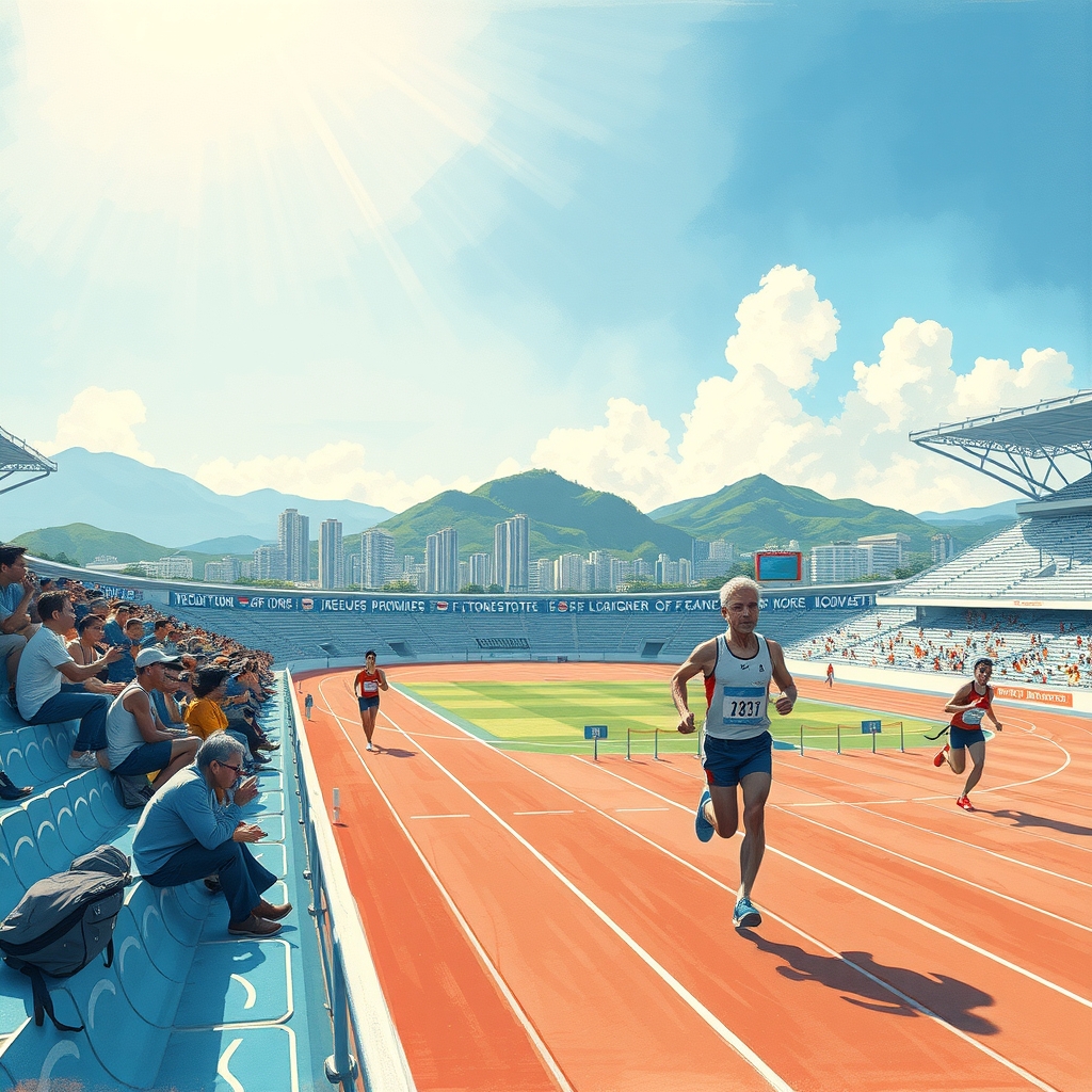 Athletes compete at World Masters Athletics Championships in Daegu
