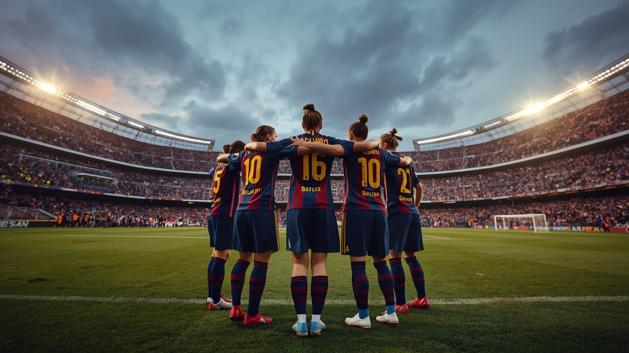 Barcelona wins Women's Champions League title