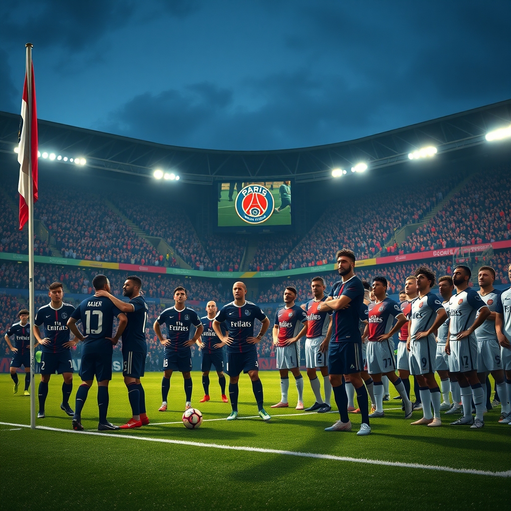 PSG scores late equalizer to draw with Lille 2-2