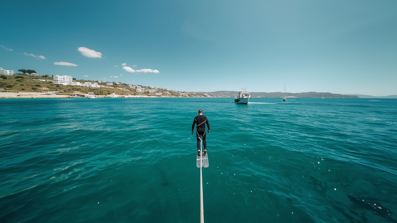 Freediver sets record in Cyprus depths