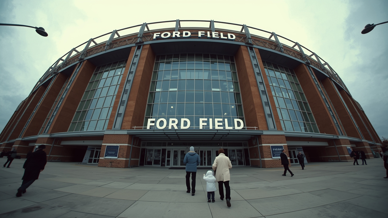 Ford Field prepares to host NCAA championship game
