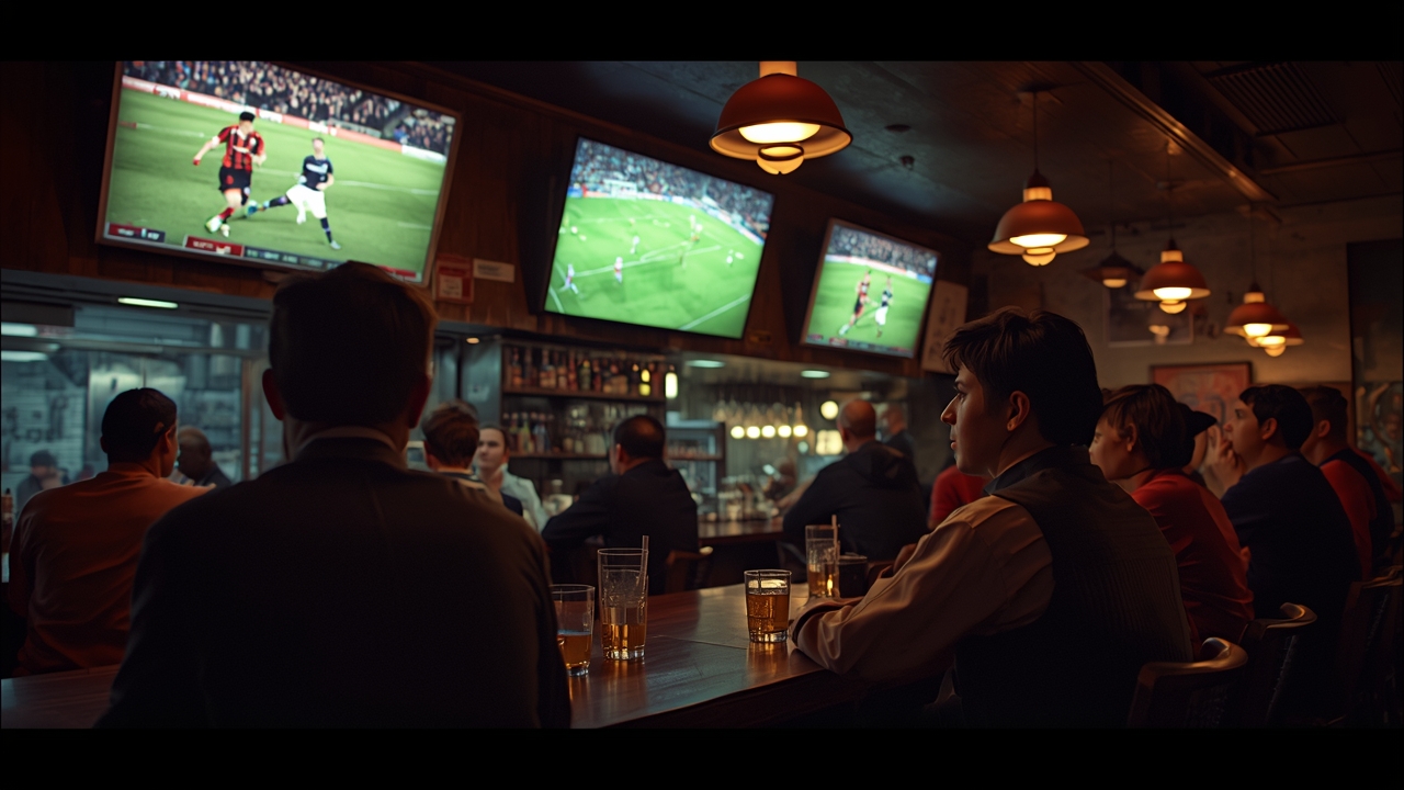 Fans watch MLS matches at a sports bar