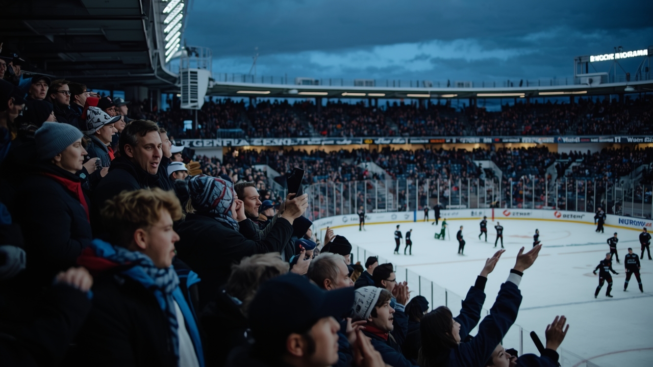 Joyful fans react to Admiral's overtime win