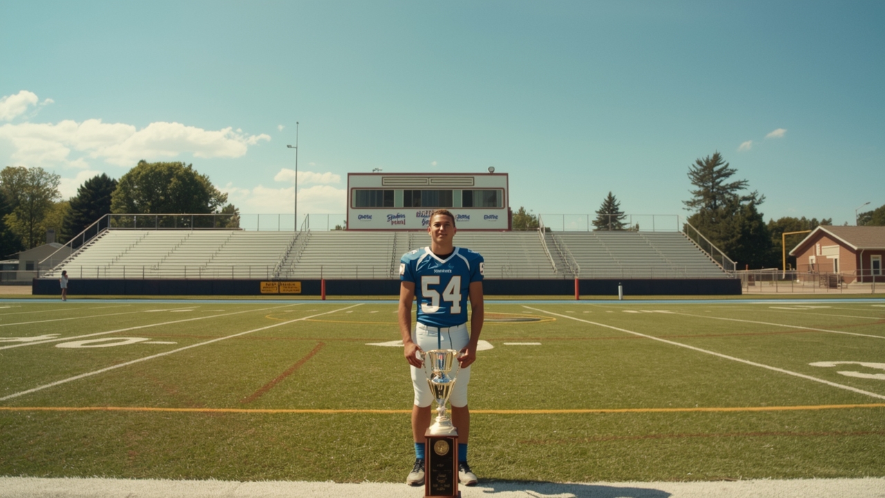 Quarterback Isaac Wilson celebrates record season