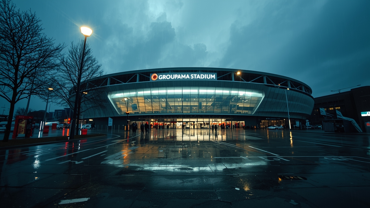 Lyon prepares to host Auxerre on rainy evening