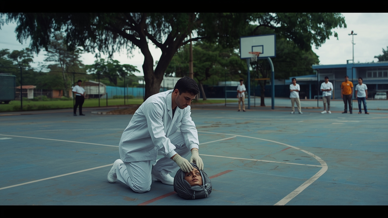 Human head found on Colombian basketball court