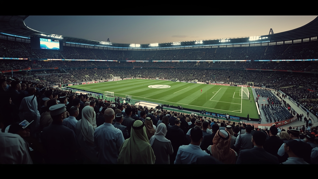 Fans wait as security alert delays match