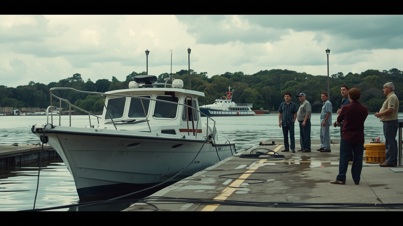 Boat damaged in collision with patrol vessel on Paraná River