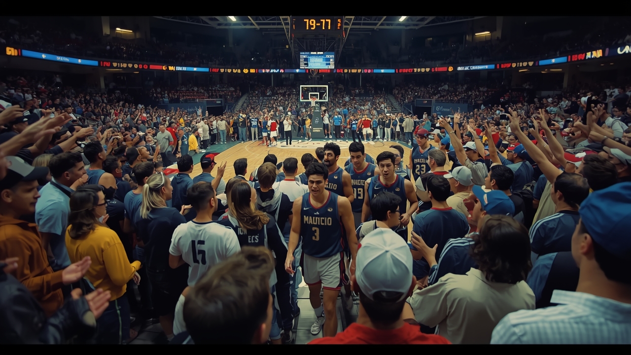 Mauricio Báez wins tournament game 79-71