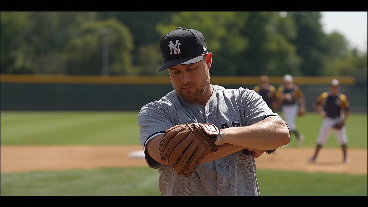 Veteran pitcher reports to training camp