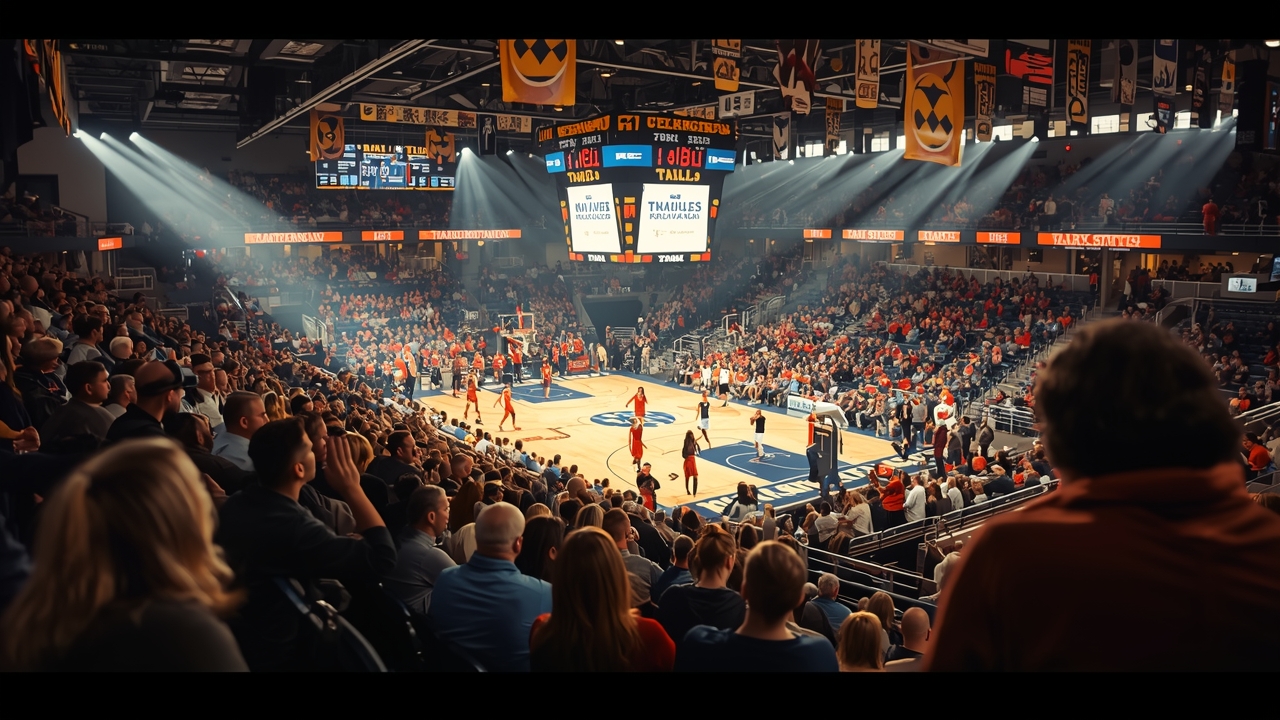 College basketball game in Maryland where Jack Smith was in attendance.