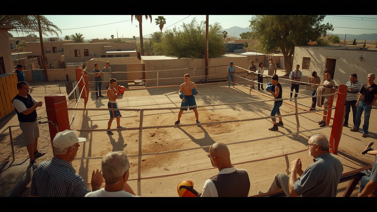 Young boxers train in Sonora