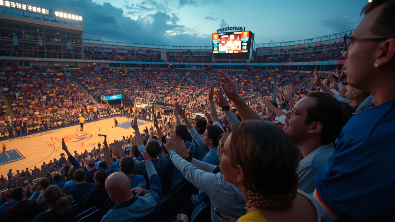 Utah Jazz fans celebrate preseason win over Denver Nuggets
